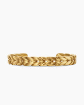 Chevron Cuff Bracelet in 18K Yellow Gold, 9mm